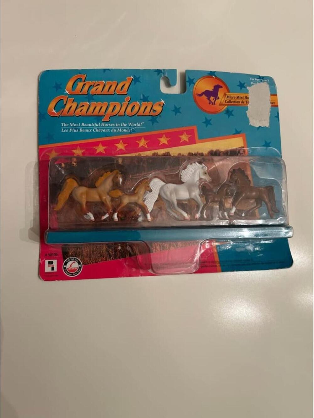 SEALED Vintage 1998 Grand Champions Micro Mini Horses